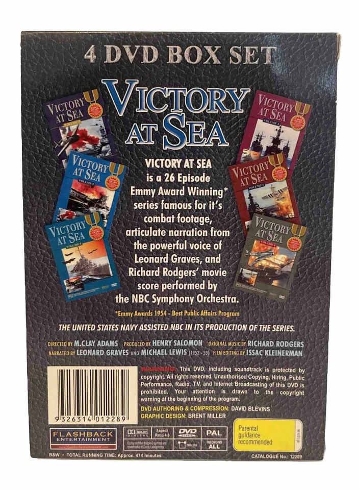 Victory at Sea DVD Complete Series Box Set 26 Episodes WWII 2 Region All PAL - Image 4 of 4