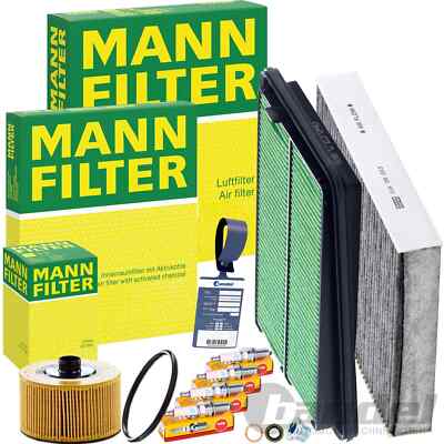 MANN-FILTER INSPEKTIONSPAKET passend für RENAULT KADJAR HA 1.2TCe 130 BJ 06.15 -