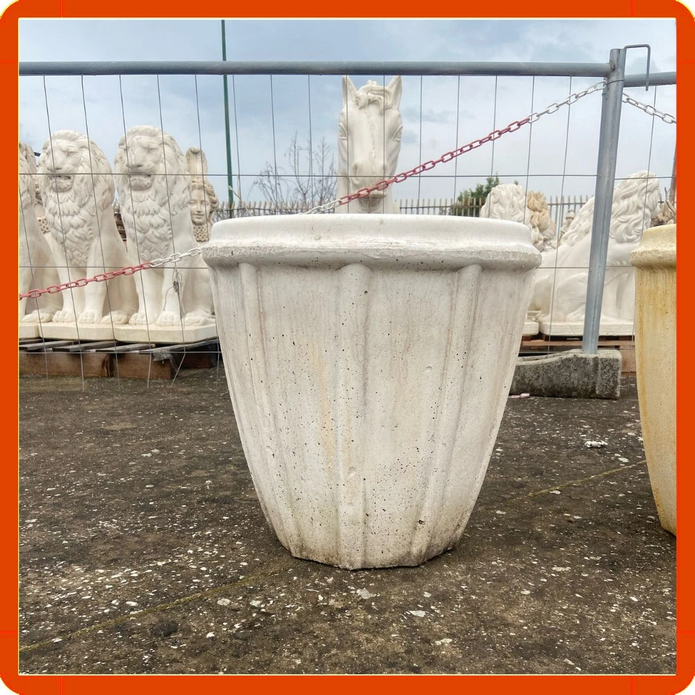 Vasi Da Esterno Flower Pot Fioriera In Natural Stone Giant - Foto 8