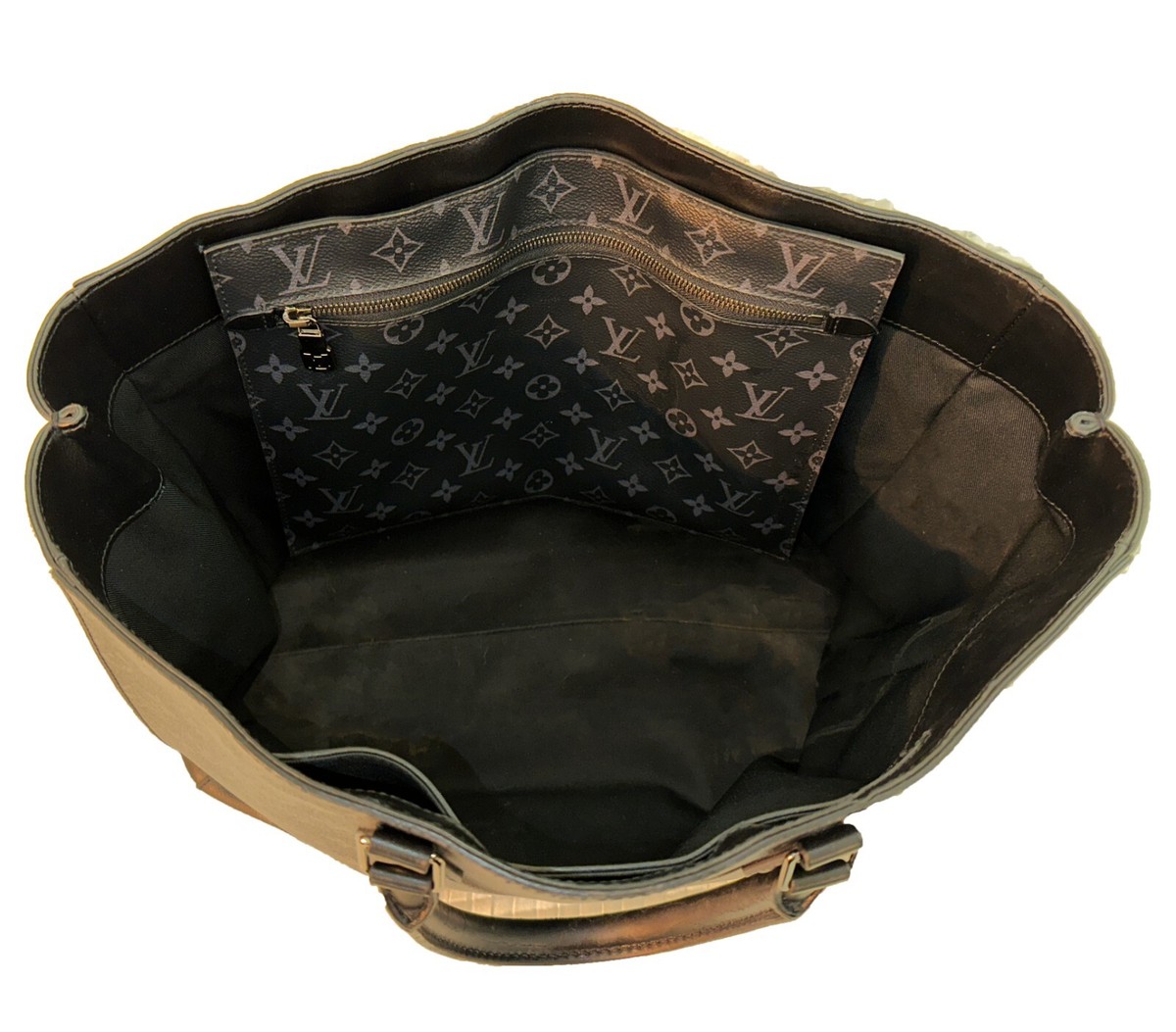LOUIS VUITTON Grand Sac M44733 Noir Monogram Eclipse (canvas LOUIS VUITTON Grand Sac M44733 Noir Monogram Eclipse (canvas