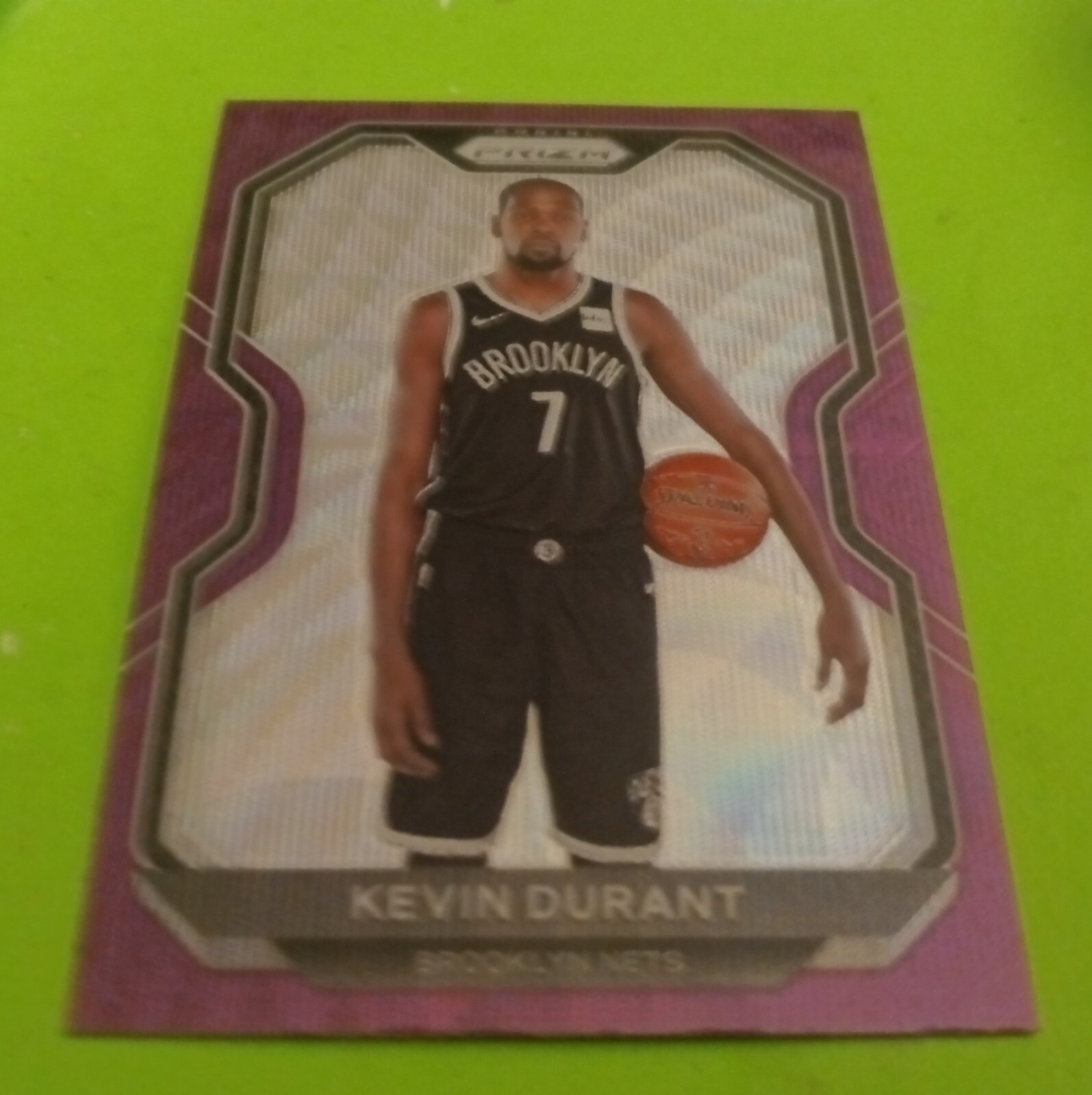 2020-21 Kevin Durant Panini Prizm Purple Wave Prizm #187 MINT Brooklyn Nets