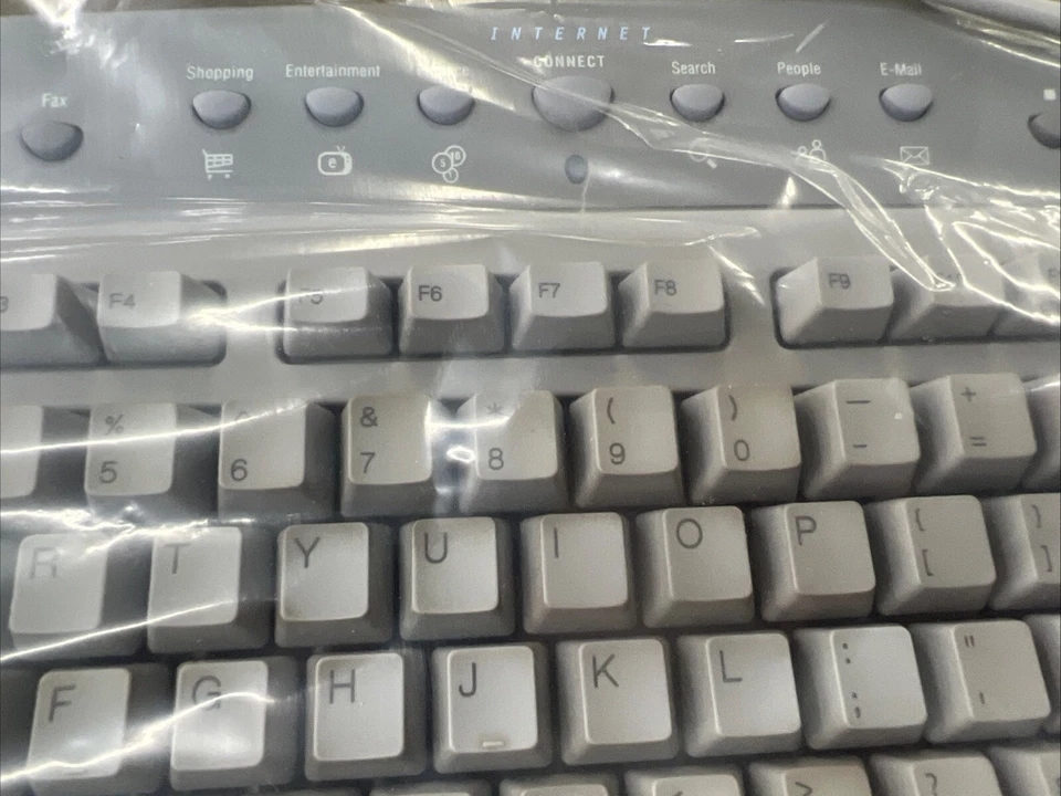 RARE BRAND NEW HP CLICKY 5184-9648 126 KEYS MULTIMEDIA INTERNET PS2 KEYBOARD (O) - Image 3 of 4