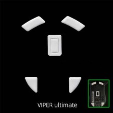 Thick Mouse Feet Skate Glide PTFE Replacements For Razer Viper Ultimate Wireless