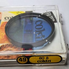 49mm Cokin 80B Blue Glass Lens filter 80 B Fr...