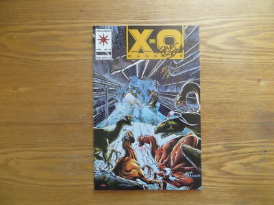 1993 VALIANT COMICS X-O MANOWAR # 15 TUROK SIGNED 2X BOB LAYTON & BART ...