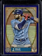2021 Topps Gypsy Queen Indigo Parallel #145 Joey Gallo 173/250 Rangers