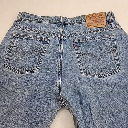 Levis 512 Jeans Womens 16 Reg Slim Fit Straight Leg Vintage 100% Cotton Denim 98 - Picture 11 of 16