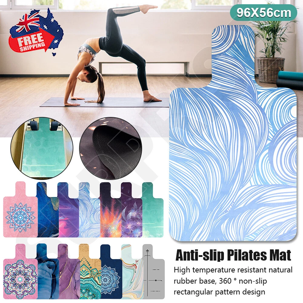 Pilates Reformer Mat Natural Rubber Yoga Fitness Anti Slip