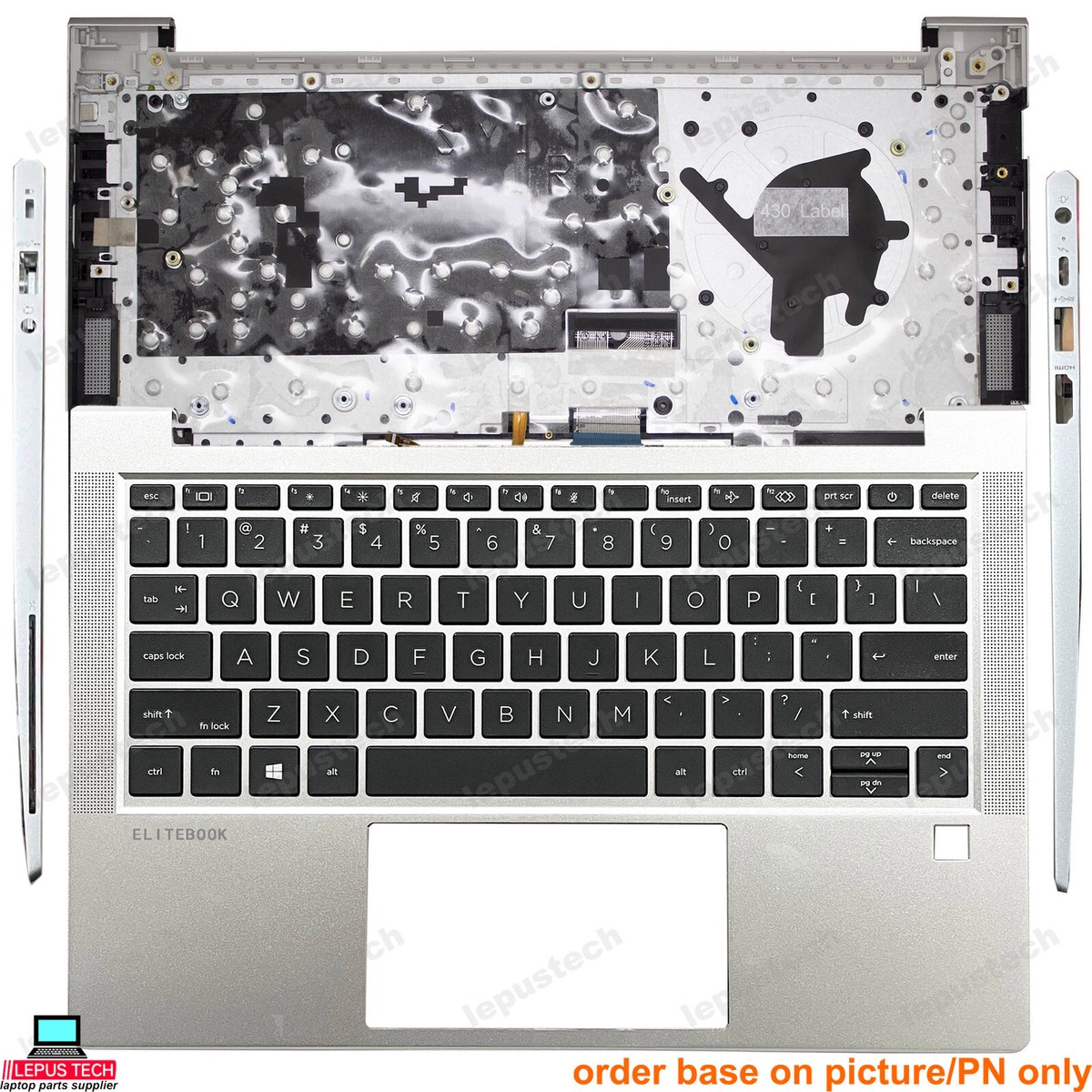 HP ELITEBOOK 630 G9 Backlit US Keyboard Palmrest | eBay