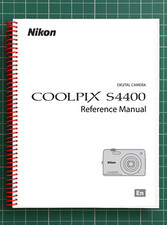 Nikon CoolPix S4400 User Reference Manual 222 Pages Printed Bound in USA
