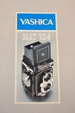 Yashica MAT-124 Brochure, Original, Not A Copy 