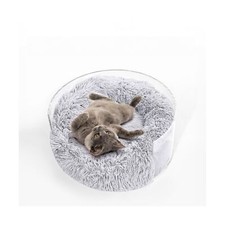 CBD2000A Bette 20.75" x 20.75" Small/Medium Modern Lucite Calming Fluffy Donu...