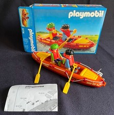 Playmobil 3776 White Water Canoe - Set Complete + Box & Instructions Vintage
