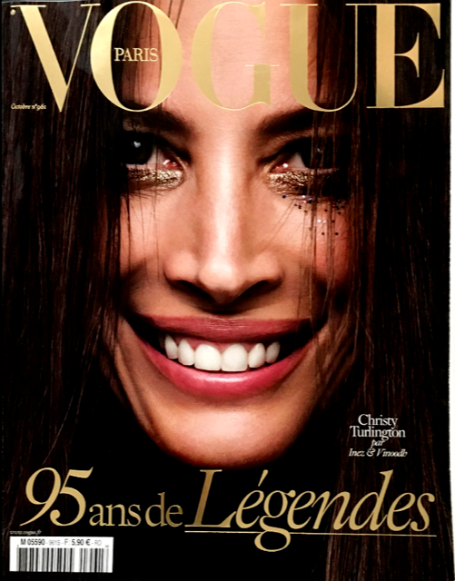 CHRISTY TURLINGTON Lily Rose Depp TAYLOR HILL Vogue Paris Magazine October 2015