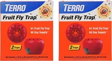 Apple Shaped Fruit Fly Traps Pack Of 4 Effective Non Toxic Pest Control Device