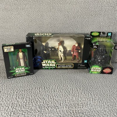 Bundle Star Wars Cantina Aliens, Mace Windu & Darth Vader Super Deformed Figure
