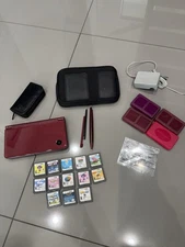 Nintendo DSi XL Burgundy - Nintendo DS Tested Authentic With Games