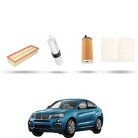 Hoffcar Wartungsset - 4 Filter FüR BMW X4 (F26) 20Dx 140Kw Ab 2014