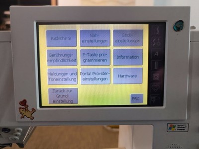 Bernina Artista 200 730 LCD Bildschirm Touchscreen