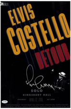 Elvis Costello Signed Autographed Detour Promo 12x18 Photo ACOA