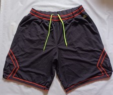 2012 Derrick Rose Diamond Logo Adidas Basketball Shorts Orange & Black Size XXL