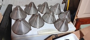 OEM Stainless Steel Centrifuge Filter Cone-Pharma/Food Grade lot of 6