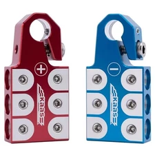 6-Pack Quick Release 4-Way Battery Terminal Connectors for Cars, Trucks, SUVs