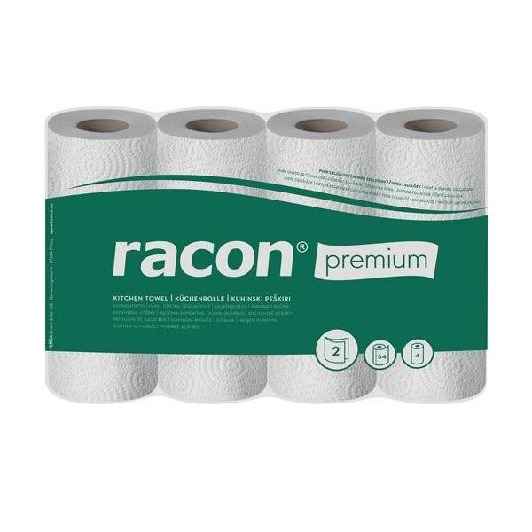 Racon KüChenrolle ® Premium K-2 B220Xl250Ca.Mm Weiß 2-Lagig,Perforiert 4-image