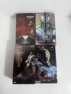 Original ZD Toys Marvel Iron Man Lot of 4 (Mark 1,2,6 And 39) Read
