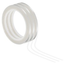 5/64" x 72 Yards Whiteboard Tape, 3 Pack PET Dry Erase Tape, Transparent