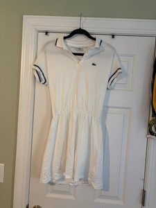 lacoste pique halter dress lacoste halter dress light blue sz 42 NWT