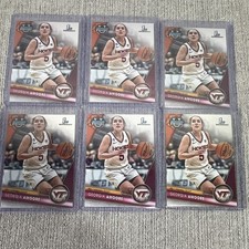 Topps Bowman University Chrome 2023-24 Georgia Amoore (Hokies) 1st #2 6 Lot