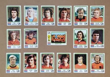 Panini Munich 74 Stickers - Netherlands Team (Cruyff) World Cup Story Sonrics