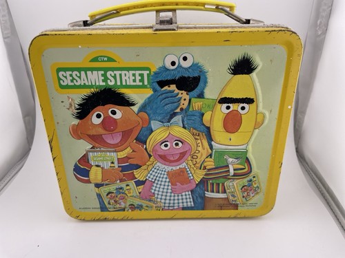 1979 Sesame Street Vintage Metal Lunchbox - No Thermos