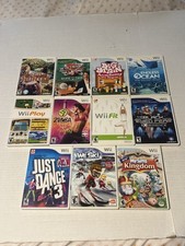 Lot of 11 Nintendo Wii games most with manual s