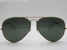 Vintage Ray-Ban Bausch Lomb Gold Aviator Sunglasses