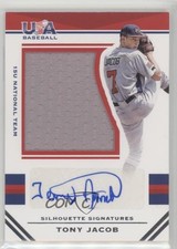 2017 Panini USA Baseball Stars & Stripes Jersey 67/199 Tony Jacob #55 Auto 0a2