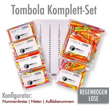 Tombola Lose Gewinnlose Nr 1-100 erweiterbar ...