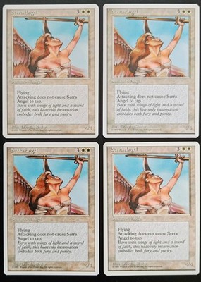 MTG | 4 x Serra Angel | Fourth Edition | Magic The Gathering 