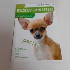 Early Spanish Workbook Grade 1-3 32 Pages