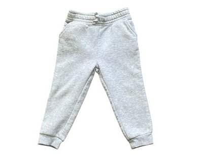 Jumping Beans  pull-up drawstring fleece sweatpants Unisex 24 Month light gray