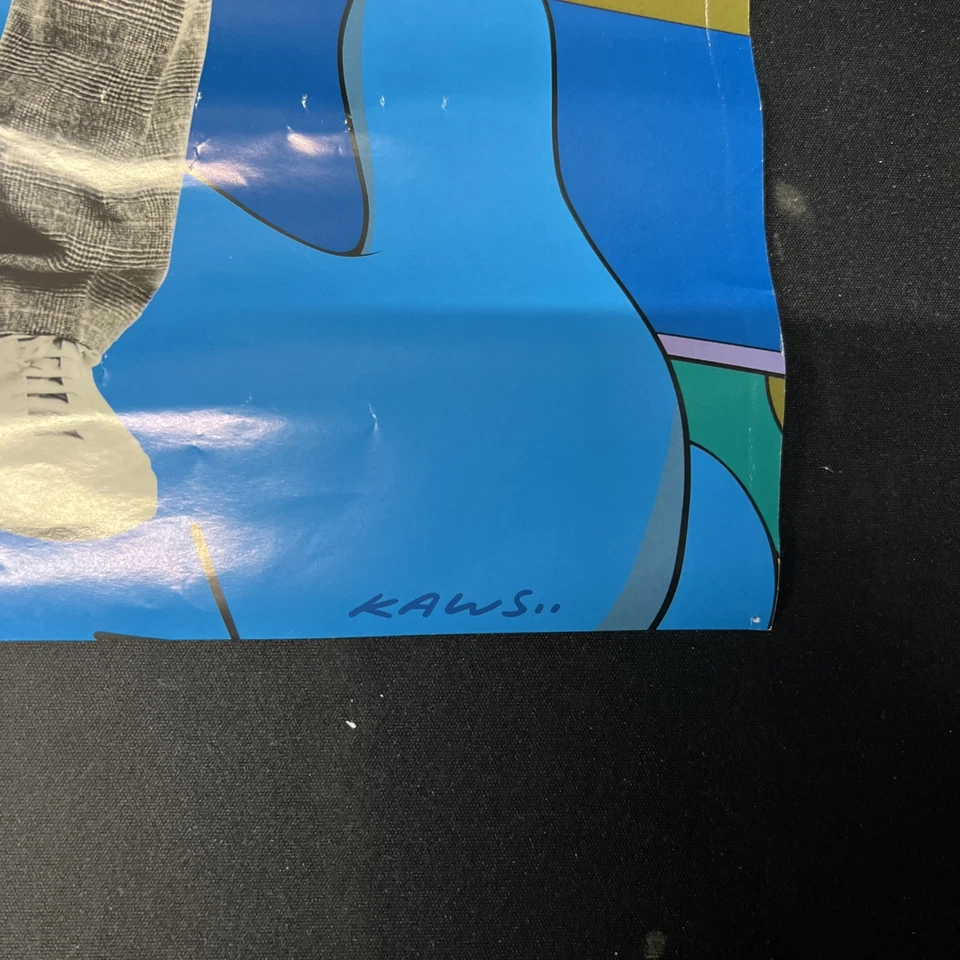 Póster arte KAWS 2008 KAWS Kanye West Ye años 808 y Heartbreak Foto 2 de 4