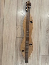 Handmade Appalachian Mountain Dulcimer 4 String Folk Instrument w/ Cloth Bag