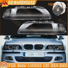 Scheinwerferglas Streuscheibe Scheinwerfer Glas+Kleber Für BMW 5er E39 2001-2003