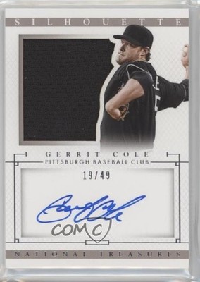 2014 Panini National Treasures Silhouette 19/49 Gerrit Cole #23 Auto 8k4