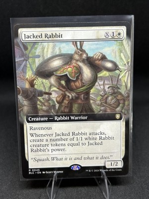 Commander: Bloomburrow #45 Jacked Rabbit (Extended Art)