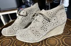 Toms Perforated Wedge Bootie. Tan. Women’s Size 9. — photo 2