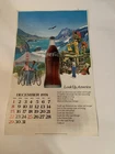 1975  Coca Cola Wall Calendar Vintage Advertising Coke Soda Pop Collectible Rare