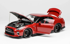 1/18 MotorHelix Nissan GTR R35 NISMO Track Edition Vibrant Red 83511