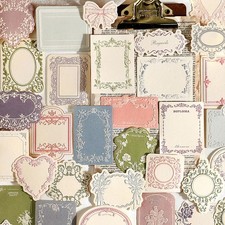 120 Pcs Vintage Scrapbooking Paper Aesthetic Decorative Material for Junk Journa